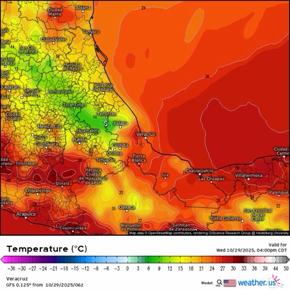 INFORME METEOROLÓGICO ESTADO DE VERACRUZ