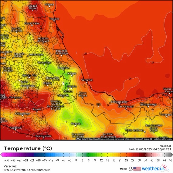 INFORME METEOROLÓGICO ESTADO DE VERACRUZ