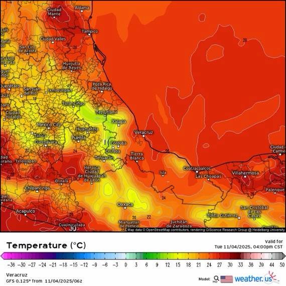 INFORME METEOROLÓGICO ESTADO DE VERACRUZ
