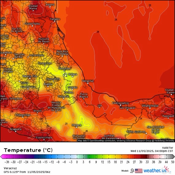 INFORME METEOROLÓGICO ESTADO DE VERACRUZ