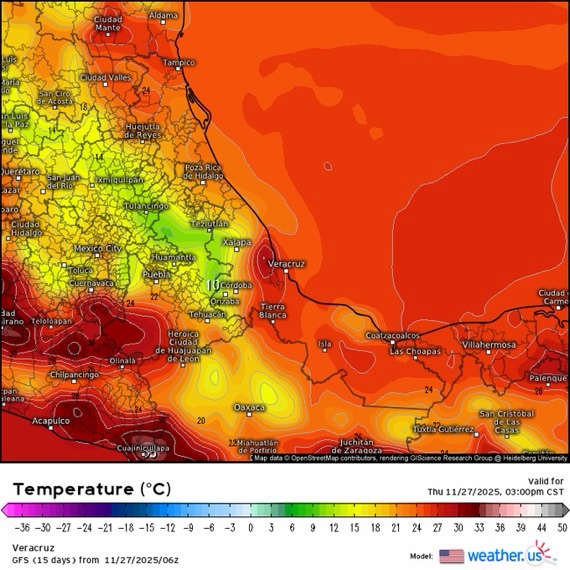 INFORME METEOROLÓGICO ESTADO DE VERACRUZ