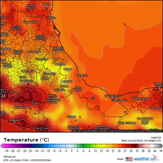 INFORME METEOROLÓGICO ESTADO DE VERACRUZ
