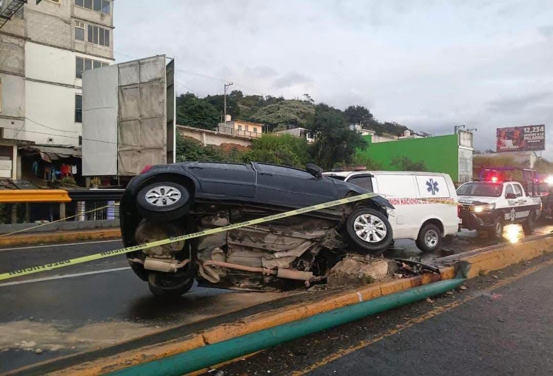Fatal accidente en el puente Macuiltepetl deja un muerto en Xalapa
