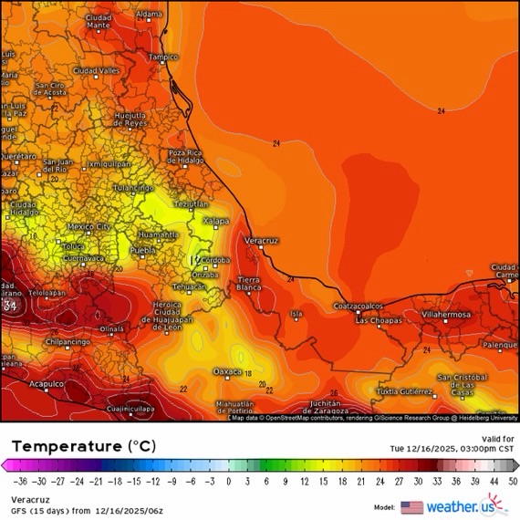 INFORME METEOROLÓGICO ESTADO DE VERACRUZ