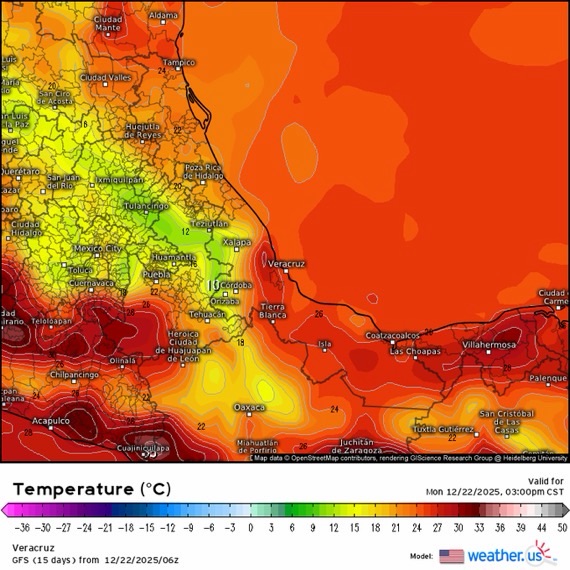 INFORME METEOROLÓGICO ESTADO DE VERACRUZ