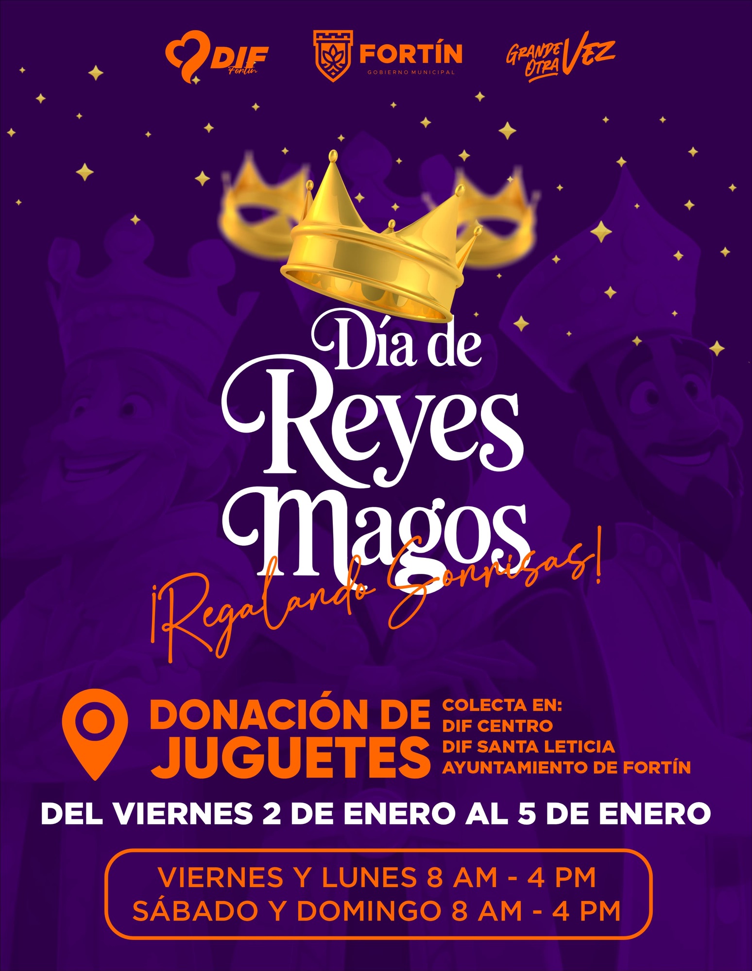 DIF Fortín inicia su Colecta de Juguetes por Día de Reyes.