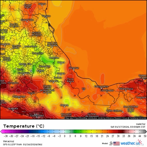 INFORME METEOROLÓGICO ESTADO DE VERACRUZ