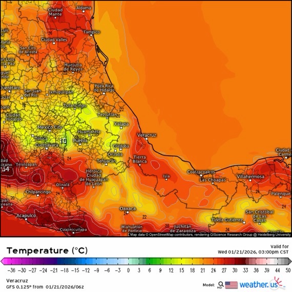 INFORME METEOROLÓGICO ESTADO DE VERACRUZ