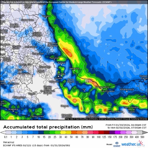 INFORME METEOROLÓGICO ESTADO DE VERACRUZ
