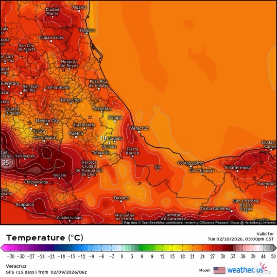 INFORME METEOROLÓGICO ESTADO DE VERACRUZ