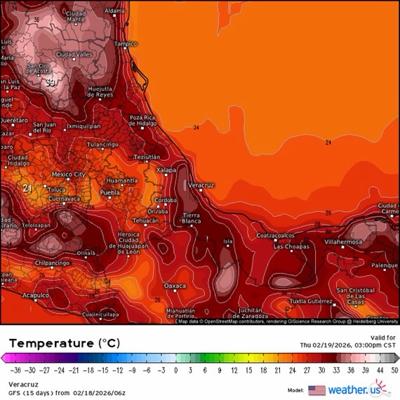 INFORME METEOROLÓGICO ESTADO DE VERACRUZ