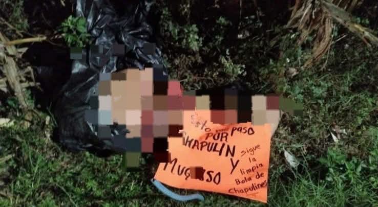 ABANDONAN CUERPO DESMEMBRADO ATRÁS DE SECUNDARIA