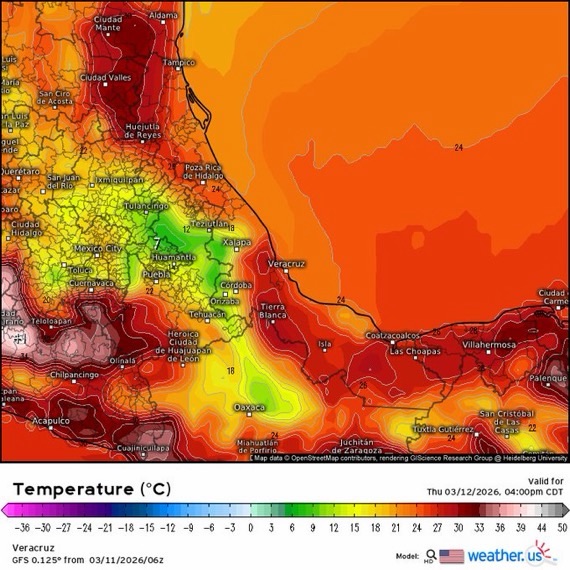 INFORME METEOROLÓGICO ESTADO DE VERACRUZ