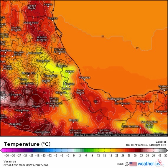 INFORME METEOROLÓGICO ESTADO DE VERACRUZ