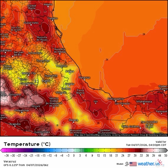 INFORME METEOROLÓGICO ESTADO DE VERACRUZ