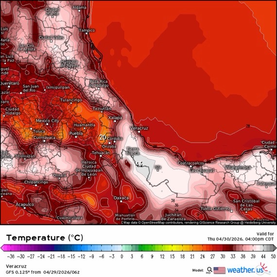 INFORME METEOROLÓGICO ESTADO DE VERACRUZ