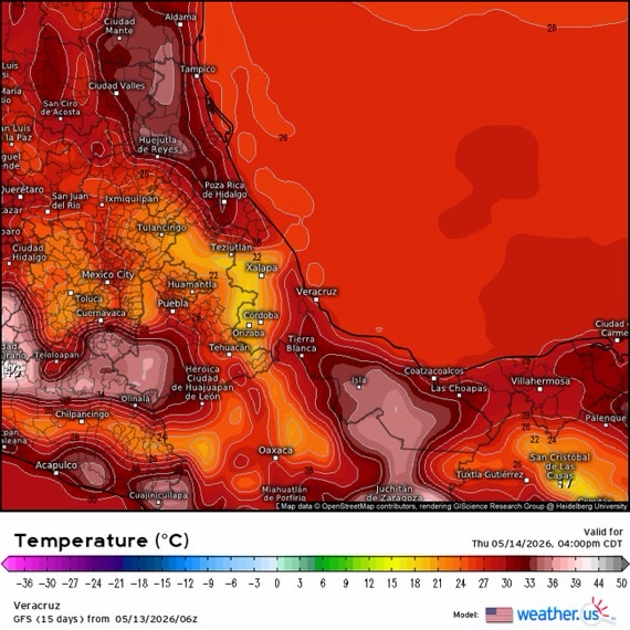 INFORME METEOROLÓGICO ESTADO DE VERACRUZ