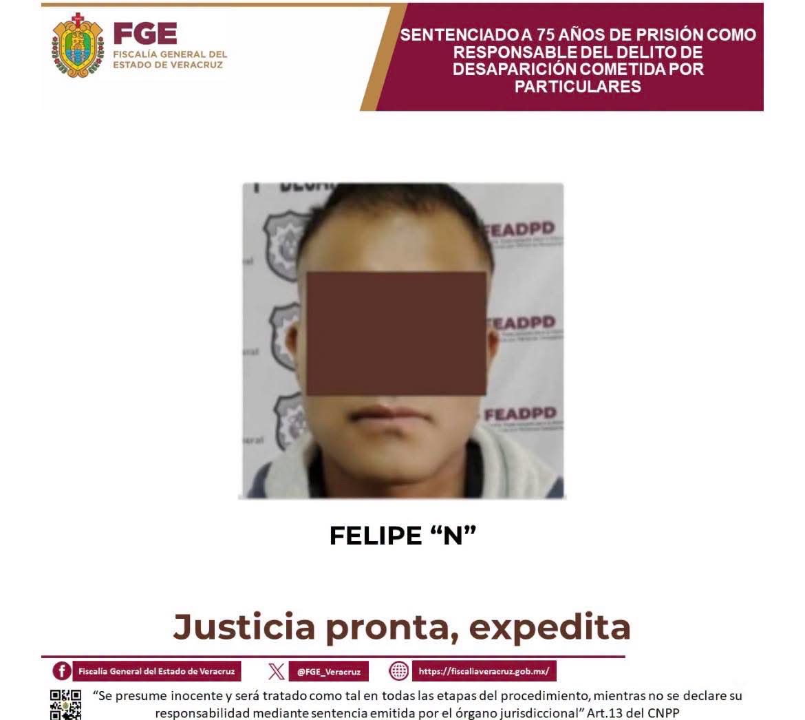 SENTENCIAN A 75 AÑOS DE PRISIÓN A FEMINICIDA