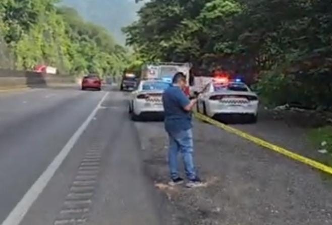 UNA MUJER ENTRE LOS CINCO EMBOLSADOS DE LA AUTOPISTA