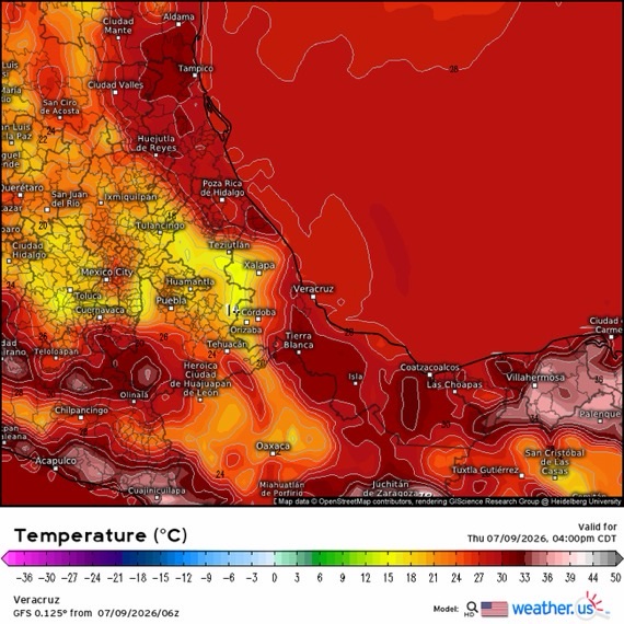 INFORME METEOROLÓGICO ESTADO DE VERACRUZ