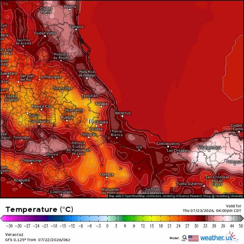 INFORME METEOROLÓGICO ESTADO DE VERACRUZ