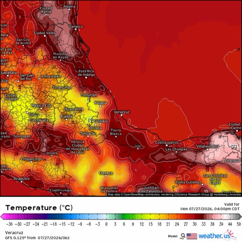 INFORME METEOROLÓGICO ESTADO DE VERACRUZ