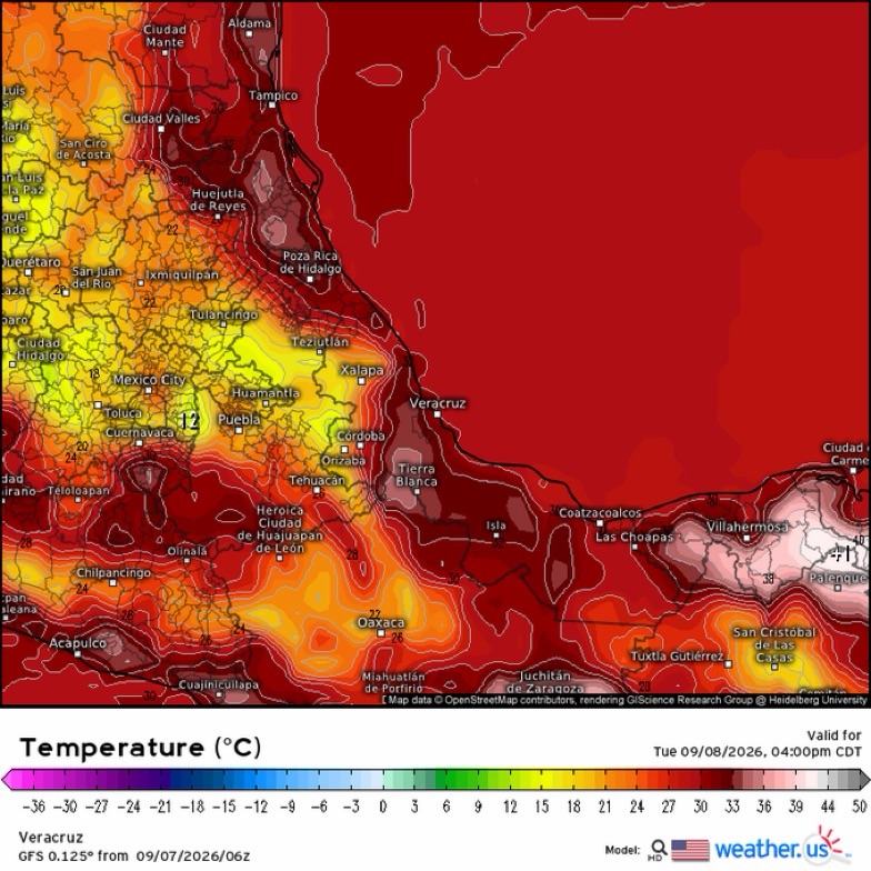 INFORME METEOROLÓGICO ESTADO DE VERACRUZ