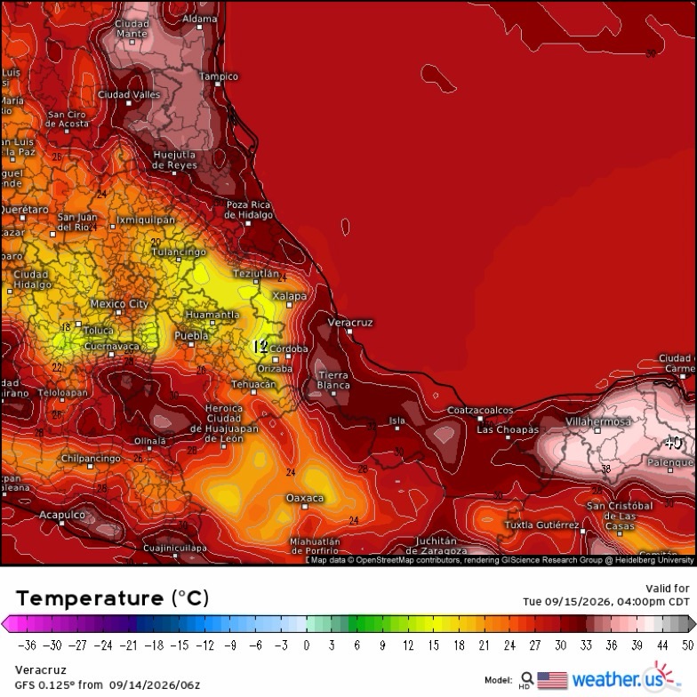 INFORME METEOROLÓGICO ESTADO DE VERACRUZ