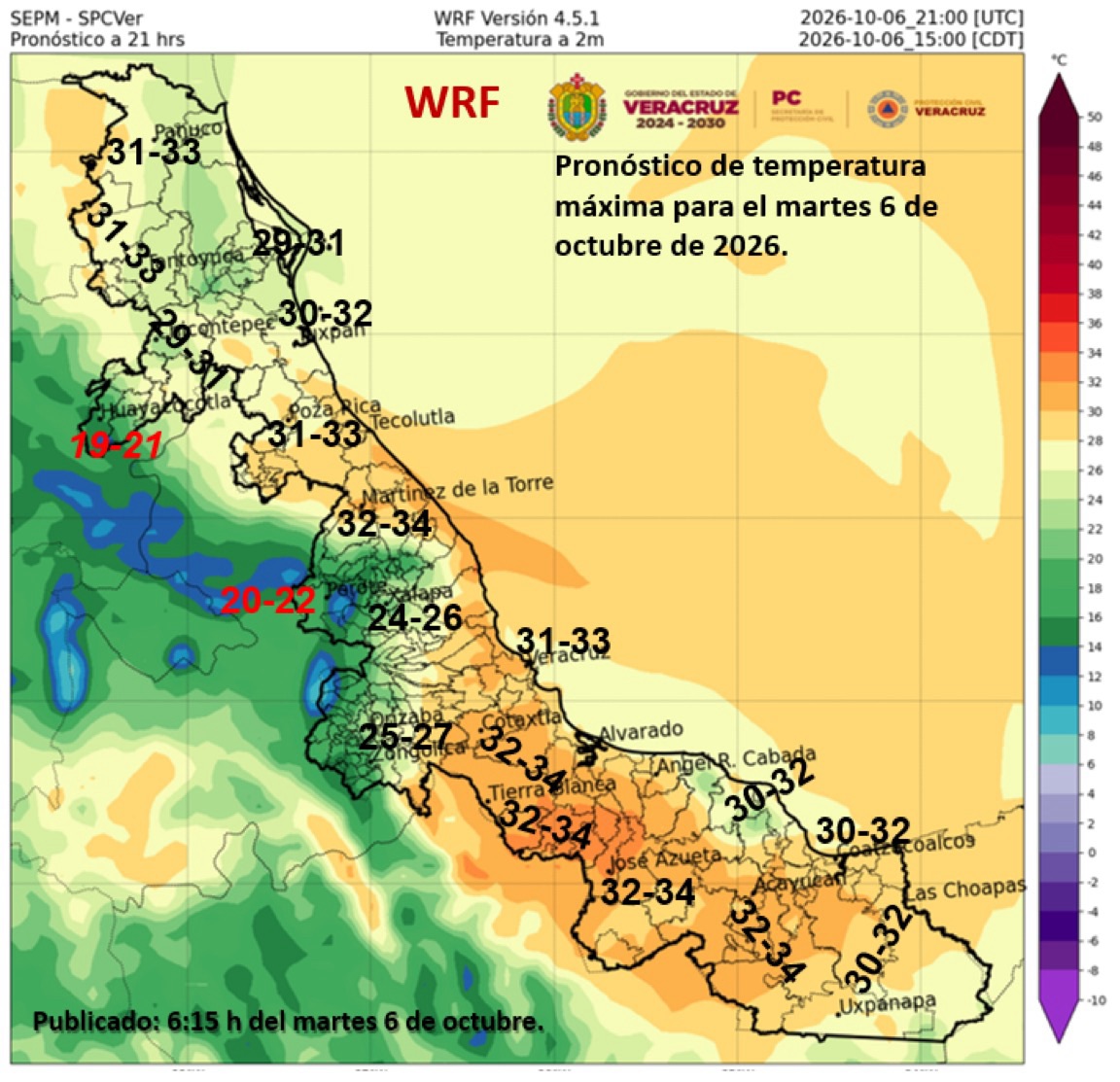 INFORME METEOROLÓGICO ESTADO DE VERACRUZ