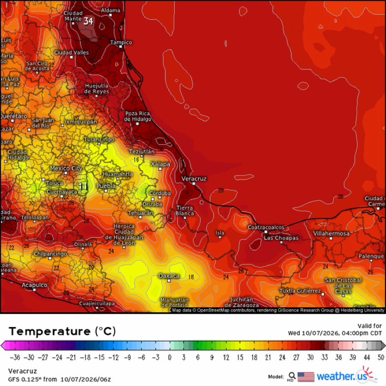 INFORME METEOROLÓGICO ESTADO DE VERACRUZ